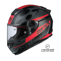KABUTO RT33 SP1 BLACK RED
