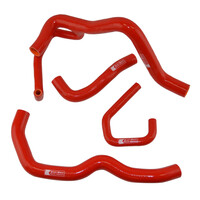 EAZI-GRIP SILICONE HOSE KIT (RACE) - KAWASAKI ZX-6R 2009 - 2019  RED