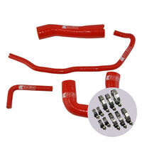 EAZI-GRIP SILICONE HOSE AND CLIP KIT - BMW S1000RR  RED