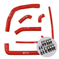EAZI-GRIP SILICONE HOSE AND CLIP KIT - DUCATI 899 959 1199 1299 PANIGALE  RED