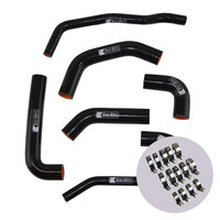 EAZI-GRIP SILICONE HOSE AND CLIP KIT - KAWASAKI ZX-10R 2016 - 2019  BLACK