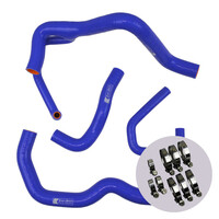 EAZI-GRIP SILICONE HOSE AND CLIP KIT (RACE) - KAWASAKI ZX-6R 2009 - 2019  BLUE