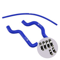 EAZI-GRIP SILICONE HOSE AND CLIP KIT - SUZUKI SV650 2003 Â€“ 2014  BLUE
