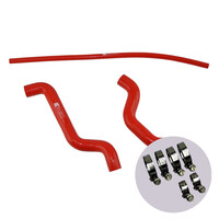 EAZI-GRIP SILICONE HOSE AND CLIP KIT - SUZUKI SV650 2003 Â€“ 2014  RED