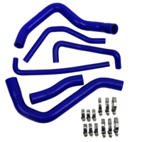 EAZI-GRIP SILICONE HOSE AND CLIP KIT - SUZUKI GSR 600 750  BLUE