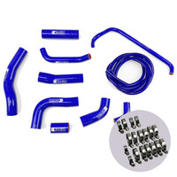 EAZI-GRIP SILICONE HOSE AND CLIP KIT - YAMAHA YZF-R6  BLUE