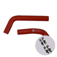 EAZI-GRIP SILICONE HOSE AND CLIP KIT - YAMAHA YZF-R3  RED