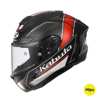 KABUTO F17 GP MIPS FORTE FLAT BLACK RED