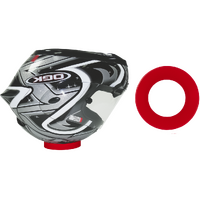 MOTORCYCLE SPECIALTIES TOURING HELMET PAD SMALL RED
