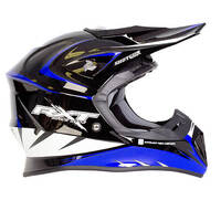 RXT 707 EDGE MX HELMET BLACK BLUE