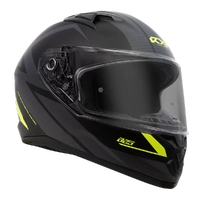 RXT STREET 2 HELMET MATT BLACK GREY FLURO