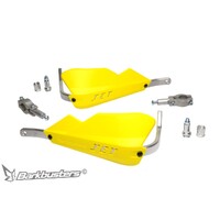 BARKBUSTERS JET HANDGUARD STRAIGHT 22mm TWO POINT MOUNT - YELLOW