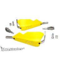 BARKBUSTERS JET HANDGUARD STRAIGHT 22mm TWO POINT MOUNT - YELLOW