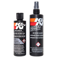K&N Filter Recharge Kit (Black AIR FILTER - Oil) (Squeeze)