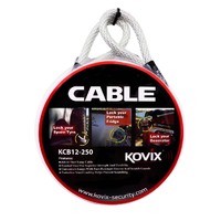KOVIX PLASTIC COATED BRAIDED CABLE 12MM - 2500MM