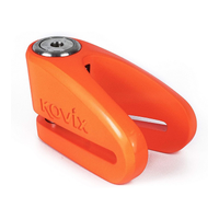 KOVIX DISC LOCK KV1Z 14mm PIN WITH REMINDER CABLE ORANGE