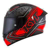 KYT NX RACE CARBON PRISMA RED w/PINLOCK