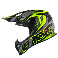 KYT SKYHAWK DIGGER HELMET MATT GREY YELLOW w/MIPS