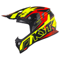 KYT SKYHAWK DIGGER HELMET MATT YELLOW ORANGE w/MIPS