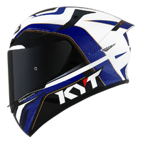 KYT TT-COURSE GRAND PRIX HELMET BLUE RED