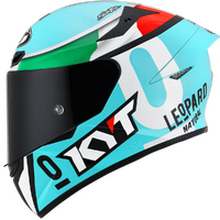 KYT TT-COURSE HELMET LEOPARD REPLICA