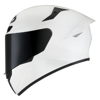 KYT TT-COURSE HELMET PLAIN WHITE