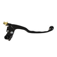 WHITES BRAKE LEVER ASSEMBLY WITH MIRROR MOUNT - BLACK