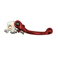 WHITES FOLDING BRAKE LEVER RED - HONDA CR/CRF