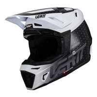 LEATT 24 HELMET KIT MOTO 8.5 V24 BLACK WHITE 