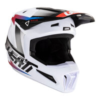 LEATT 24 HELMET MOTO 2.5 V24 BLACK WHITE 