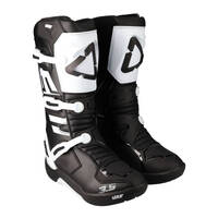 LEATT 23 BOOT 3.5 WHITE BLACK