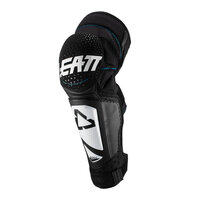 LEATT KNEE & SHIN GUARD 3DF HYBRID EXT WHITE BLACK