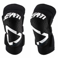 LEATT KNEE GUARD 3DF 5.0 JUNIOR WHITE BLACK