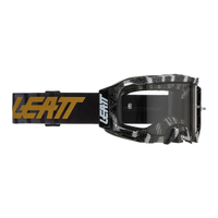 LEATT GOGGLE VELOCITY 5.5 BLACK ZEBRA LIGHT GREY LENS 58%