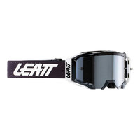 LEATT GOGGLE VELOCITY 5.5 IRIZ GRAPHITE PLATINUM ULTRA CONTRAST 28%