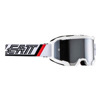 LEATT GOGGLE VELOCITY 4.5 IRIZ WHITE SILVER 50%