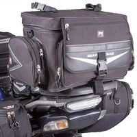 MOTODRY PLATINUM REARBAG BLACK / SILVER 36L-50L EXPANDABLE (LMREA501)