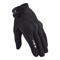 LS2 DART II MENS GLOVES BLACK