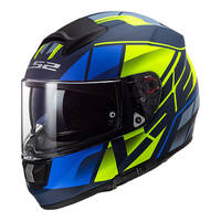 LS2 FF397 VECTOR EVO KRIPTON MATT BLUE HI-VIS