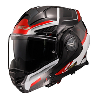LS2 FF901 Advant X Spectrum Helmet Black White Red