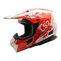 LS2 MX706J COZ HYDE JUNIOR HELMET RED WHITE 06