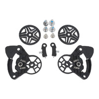 LS2 FF805 RATCHET + SCREWS (BLACK)