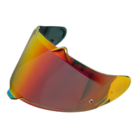 LS2 FF807 DRAGON VISOR (HORNS) - LIGHT TINTED ELECTRIC SPRAY PURPLE RED