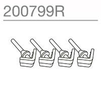 SHAD REPLACEMENT RUBBER LID STOP SH49 / SH50 / SH58X / SH59X (SET OF 4)