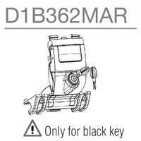 SHAD SH35/35 SIDE CASES LATCH ASSEMBLY - BLACK KEY - LSA912