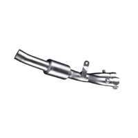LEO VINCE LINK PIPE (CAT ELIM.) STAINLESS MT-10 / FZ-10 '16-21 (ONLY LV-10 slip-on)