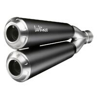 LEO VINCE SLIP-ON STAINLESS GP DUALS MUFFLER SVARTPILEN 701 / VITLIPEN 701 '18-20