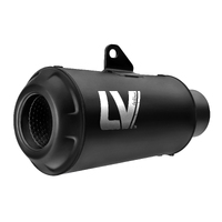 LEO VINCE SLIP-ON FULL BLACK STAINLESS LV-10 MUFFLER CBR 300 R '14-17