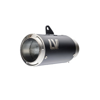 LEO VINCE SLIP-ON STAINLESS BLACK LV-CORSA MUFFLER RSV4 1100 / FACTORY / TUONO V4 '21>
