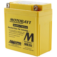 MOTOBATT BATTERY QUADFLEX AGM - MB3U